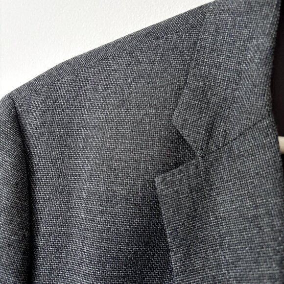 Brooks Brothers MILANO Sport Coat 46R Reda Wool Textured Blazer Suit Jacket - Picture 6 of 13